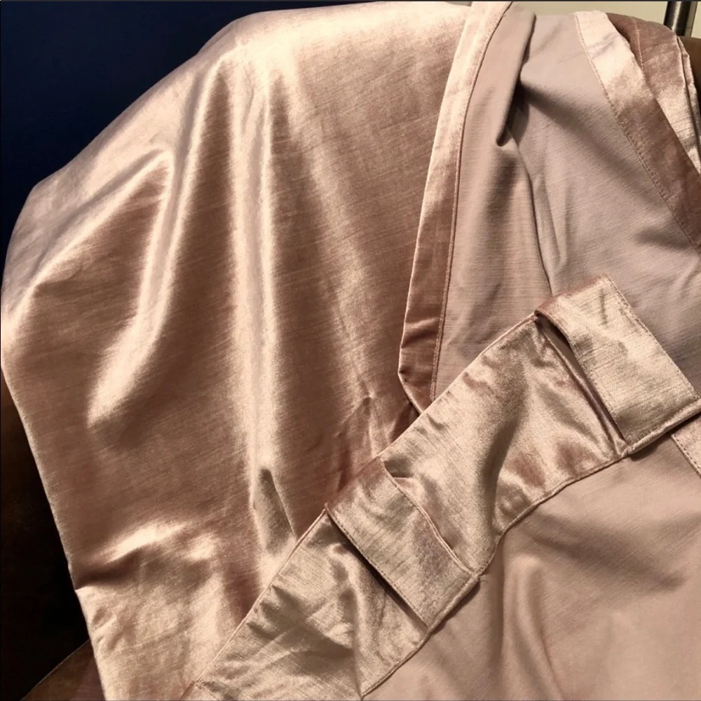 West Elm Pink Curtains